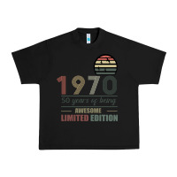 Vintage 1970 Limited Edition 50 Years Of Being Awe Urban Heavy Tee | Teevron