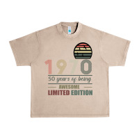 French Oak Vintage 1970 Limited Edition 50 Years Of Being Awe Urban Heavy Tee - Bettercallsaul