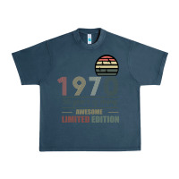 Midnight Navy Vintage 1970 Limited Edition 50 Years Of Being Awe Urban Heavy Tee - Bettercallsaul