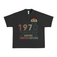 Pigment Black Vintage 1970 Limited Edition 50 Years Of Being Awe Urban Heavy Tee - Bettercallsaul
