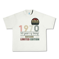 Pistachio Vintage 1970 Limited Edition 50 Years Of Being Awe Urban Heavy Tee - Bettercallsaul