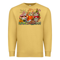 Antique Gold Hallothanksmas Gnome Coffee Cups Premium Sweatshirt - CowhideDigitalArt