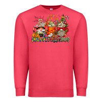 Cardinal Hallothanksmas Gnome Coffee Cups Premium Sweatshirt - CowhideDigitalArt