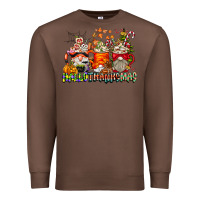 Chestnut Hallothanksmas Gnome Coffee Cups Premium Sweatshirt - CowhideDigitalArt