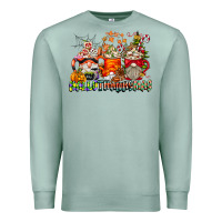 Seafoam Hallothanksmas Gnome Coffee Cups Premium Sweatshirt - CowhideDigitalArt