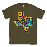 Army Green Western Texas Map Classic Tee - Bettercallsaul
