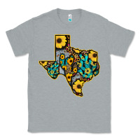 Heather Grey Western Texas Map Classic Tee - Bettercallsaul