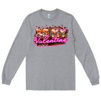 Heather Grey be my valentine Long Sleeve Tee - HowdyJamesFarm