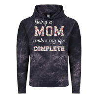 Cloud Black Being A Mom Makes My Life Complete For dark Vintage Hoodie - Bettercallsaul