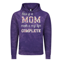Cloud Purple Being A Mom Makes My Life Complete For dark Vintage Hoodie - Bettercallsaul