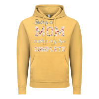Vintage Mustard Being A Mom Makes My Life Complete For dark Vintage Hoodie - Bettercallsaul