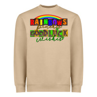 Mushroom Rainbows pinches good luck wisher St. Patrick's Heavyweight Sweatshirt - CowGirlArtShop