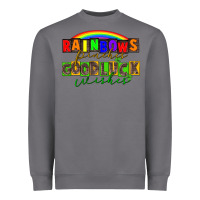 Rainbows Pinches Good Luck Wisher St. Patrick's Heavyweight Sweatshirt | Teevron