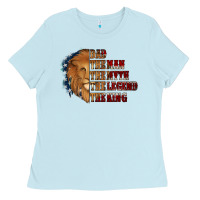 Dad The Man The Myth The Legend The King Ladies Tee | Teevron