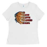 White Dad The Man The Myth The Legend The King Ladies Tee - Jasminsmagicworld