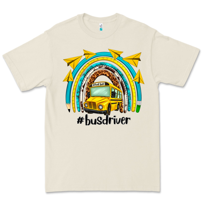 Bus Driver Rainbow Premium Tee by NancyCooperArtShop | Teevron