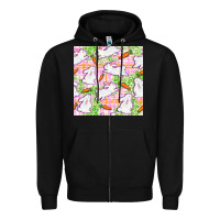 Black Easter Bunnies With Carrots Seamless Pattern Zipper Hoodie - BundleAndBundleShop