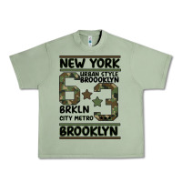 Oil Green Newyork Brooklyn Urban Heavy Tee - Bettercallsaul