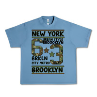 Pebble Blue Newyork Brooklyn Urban Heavy Tee - Bettercallsaul