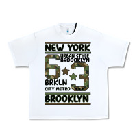 White Newyork Brooklyn Urban Heavy Tee - Bettercallsaul