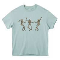 Arona dancing skeletons Heavy Core Tee - MaliasSmallBusiness