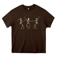 Dancing Skeletons Heavy Core Tee | Teevron