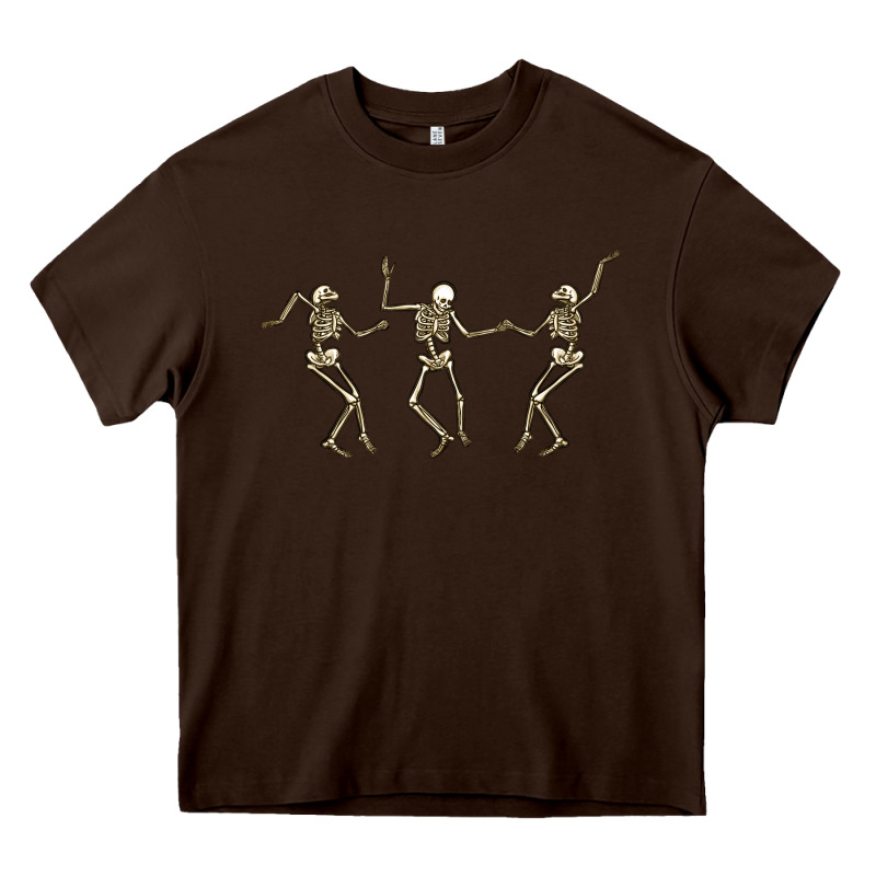 Dancing Skeletons Heavy Core Tee by MaliasSmallBusiness | Teevron