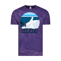 Cloud Purple Summer Surf Vintage Tee - Bettercallsaul
