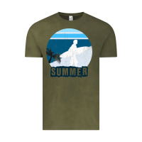 Vintage Olive Summer Surf Vintage Tee - Bettercallsaul