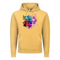 Vintage Mustard Be a Flamingo in a Flock of Pigeons Vintage Hoodie - Bettercallsaul