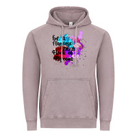 Vintage Zinc Be a Flamingo in a Flock of Pigeons Vintage Hoodie - Bettercallsaul