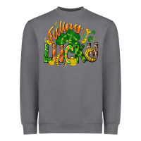 Storm Feeling lucky St. Patrick's Day Heavyweight Sweatshirt - CowGirlArtShop