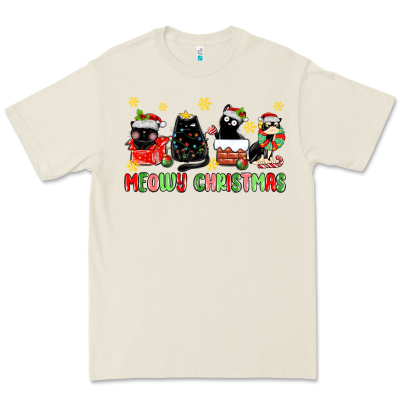 Meowy Christmas Cats Premium Tee by MaliasSmallBusiness | Teevron