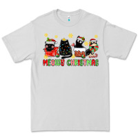 Dove Grey meowy christmas cats Premium Tee - MaliasSmallBusiness