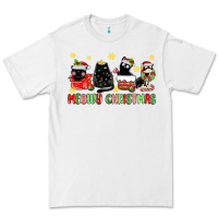 White meowy christmas cats Premium Tee - MaliasSmallBusiness
