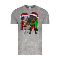 Cloud Rock two christmas heifers Vintage Tee - RanaPortraitStore