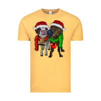 Vintage Mustard two christmas heifers Vintage Tee - RanaPortraitStore