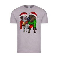 Vintage Zinc two christmas heifers Vintage Tee - RanaPortraitStore