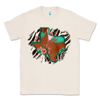 Natural Western Horsehide Texas Flag Classic Tee - Bettercallsaul