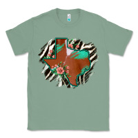 Sage Western Horsehide Texas Flag Classic Tee - Bettercallsaul