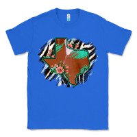True Royal Western Horsehide Texas Flag Classic Tee - Bettercallsaul
