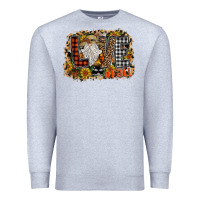 Heather Grey Love Fall Premium Sweatshirt - CowhideDigitalArt