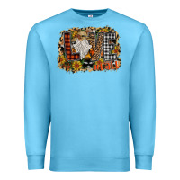 Ocean Blue Love Fall Premium Sweatshirt - CowhideDigitalArt