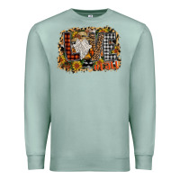 Seafoam Love Fall Premium Sweatshirt - CowhideDigitalArt