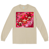 Mushroom gnomies with food elements tumbler hjf Long Sleeve Tee - HowdyJamesFarm