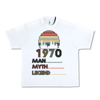 White Vintage May 1970 Urban Heavy Tee - Bettercallsaul