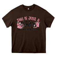 Chocolate Brown this is just a chapter not the whole story Heavy Core Tee - MaliasSmallBusiness