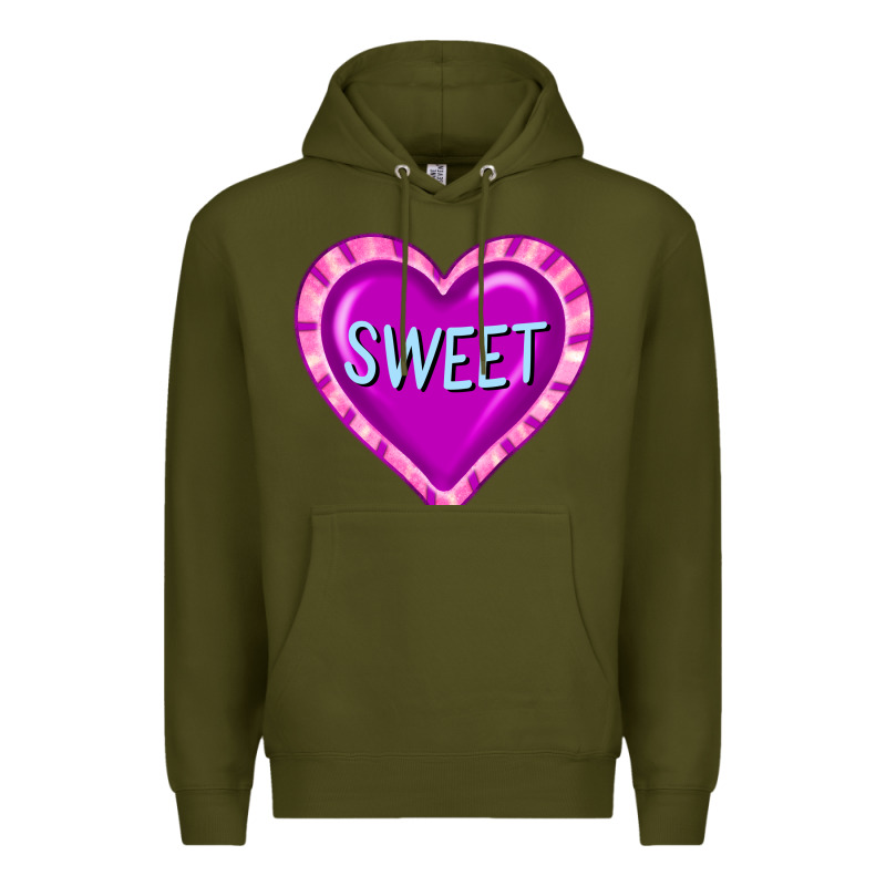 Valentine's Day Hearts Premium Hoodie by FaDigitalArtStudio | Teevron