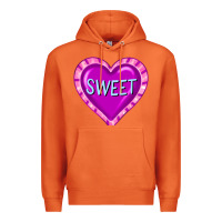 Carrot valentine's day hearts Premium Hoodie - FaDigitalArtStudio