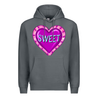 Rock valentine's day hearts Premium Hoodie - FaDigitalArtStudio